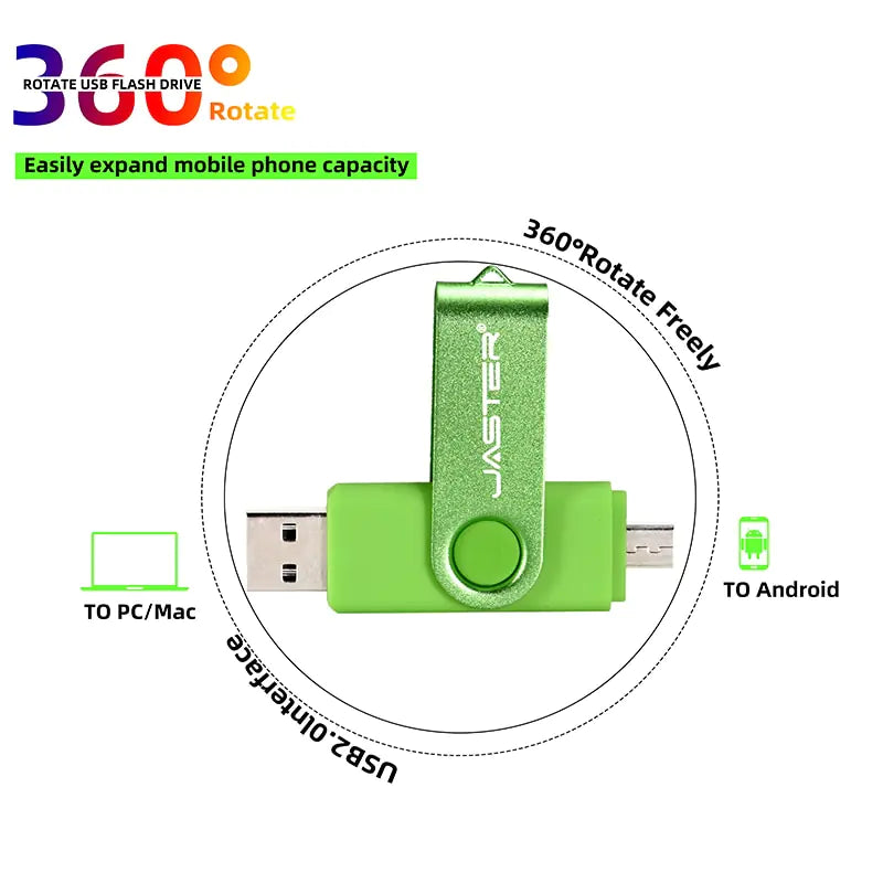 High Speed USB Flash Drive equipped with OTG