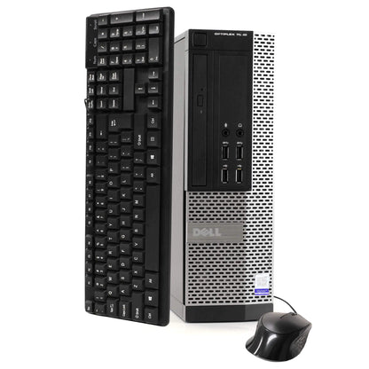 Desktop Computer PC Compatible With Dell OptiPlex 7020 Quad Core i5 3.3GHz 8GB RAM 1TB HDD DVD Keyboard Mouse WiFi and Bluetooth Windows 10 Professional (Renewed)