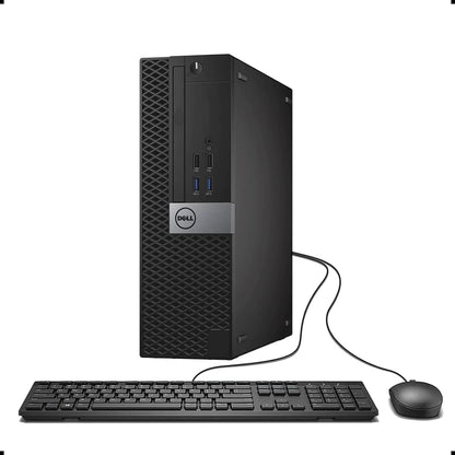 DELL Optiplex 7040 Business SFF Computer Small Tower PC Intel Core i5-6500 16GB Ram 512GB SSD WiFi Bluetooth Mouse and Keyboard Windows 10 Pro (Renewed)