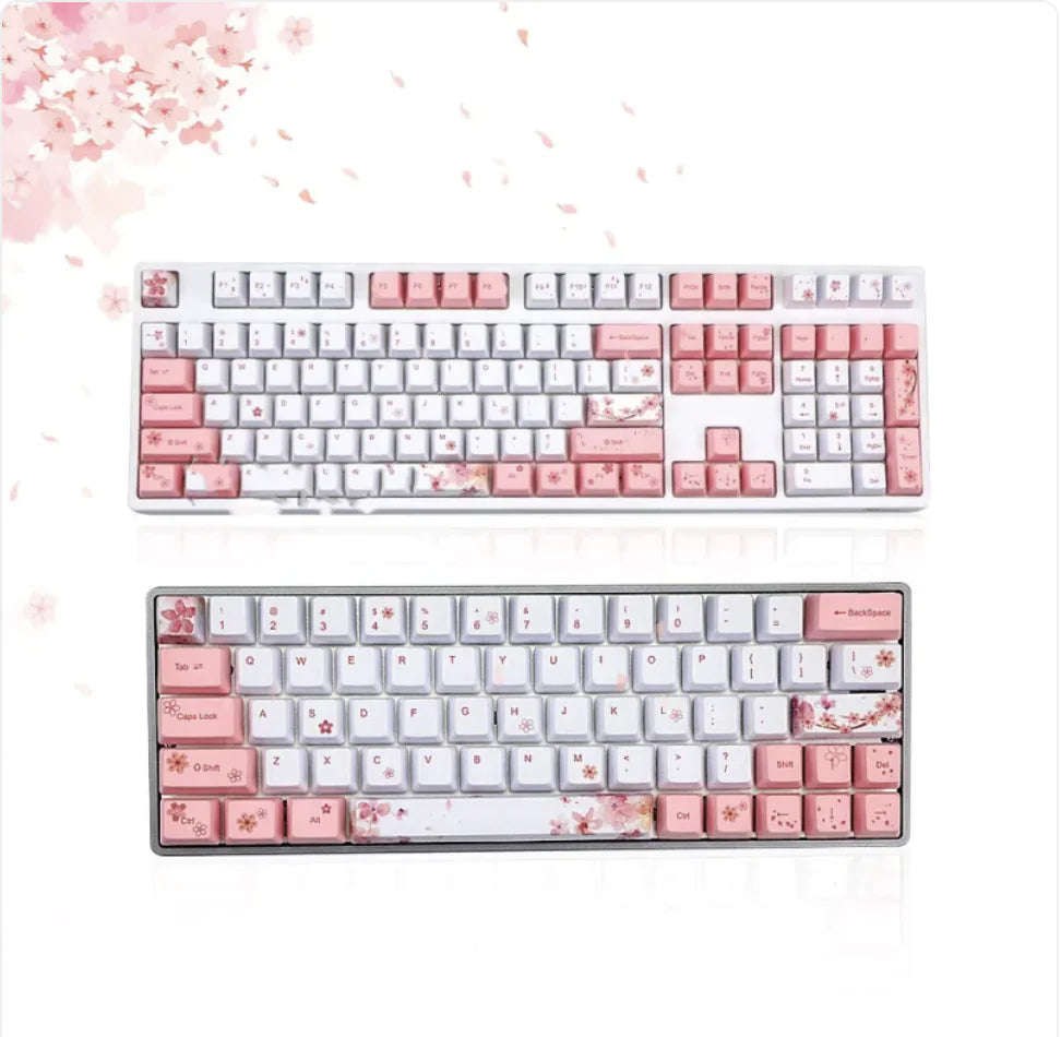 Sakura OEM Height Sublimation Keycap Set