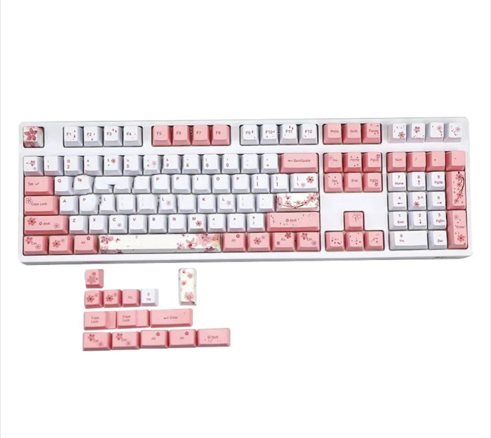 Sakura OEM Height Sublimation Keycap Set