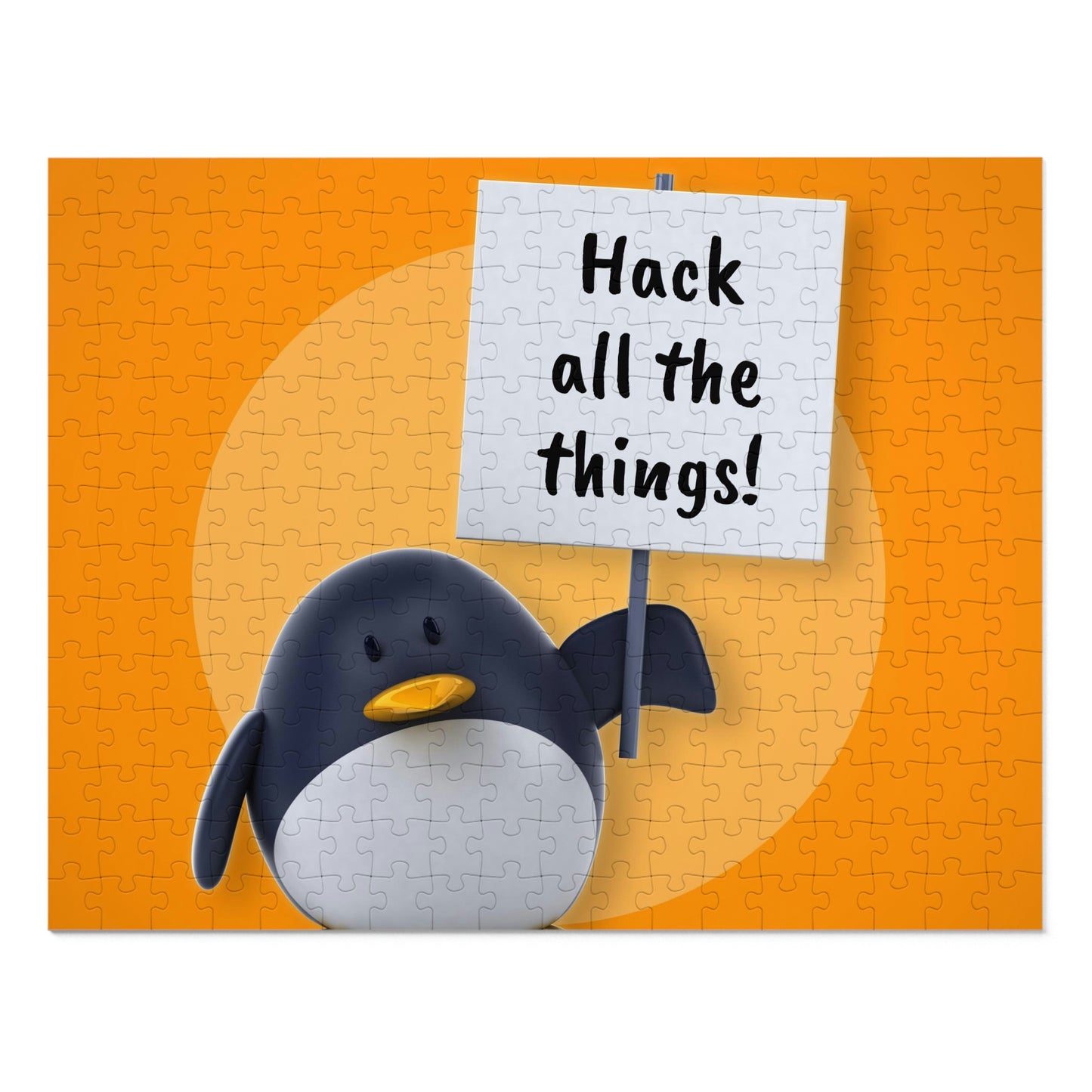 "Hack All The Things" Linux Jigsaw Puzzle